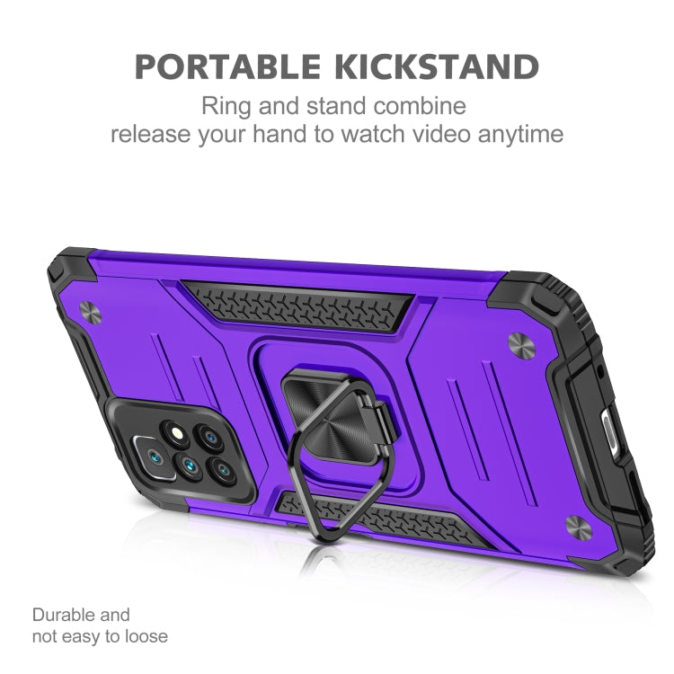 For Xiaomi Redmi 10 Magnetic Armor TPU + PC Phone Case