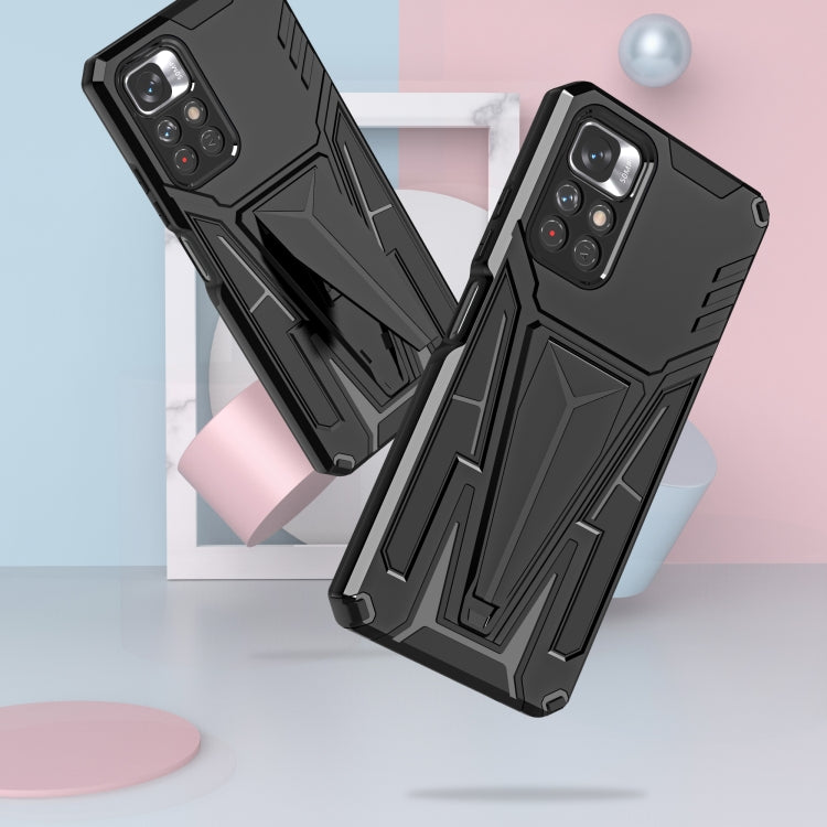 For Xiaomi Redmi Note 11/Poco M4 Pro 5G Super V Armor PC + TPU Phone Case