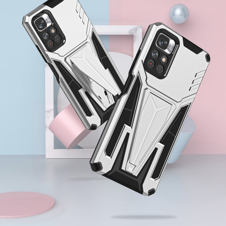 For Xiaomi Redmi Note 11/Poco M4 Pro 5G Super V Armor PC + TPU Phone Case