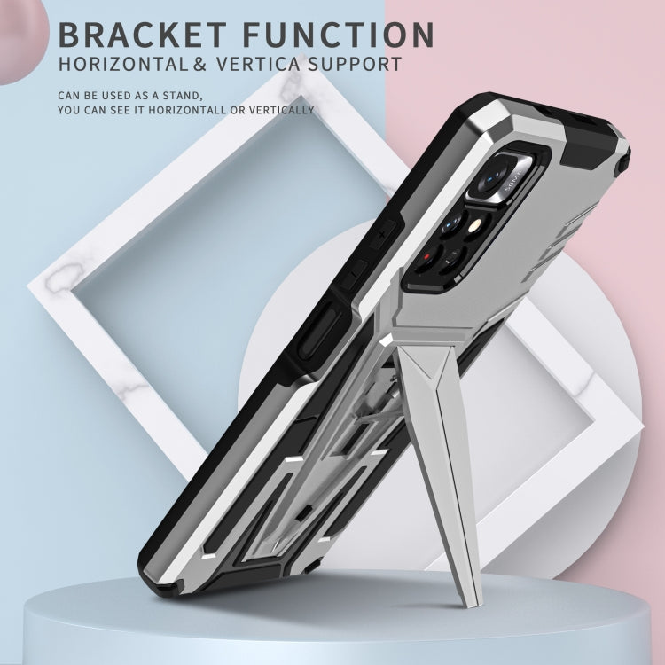 For Xiaomi Redmi Note 11/Poco M4 Pro 5G Super V Armor PC + TPU Phone Case