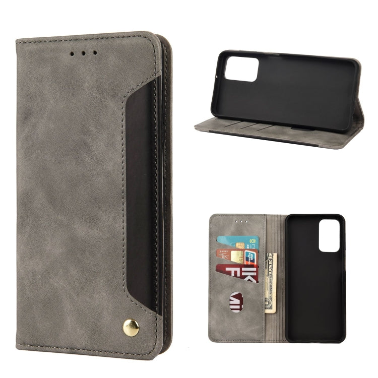 For Xiaomi Redmi Note 11 Skin Feel Splicing Leather Phone Case