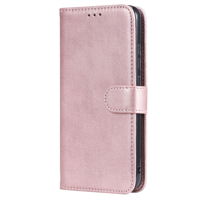 For Xiaomi Redmi 7 Solid Color Horizontal Flip Protective Case with Holder & Card Slots & Wallet & Photo Frame & Lanyard