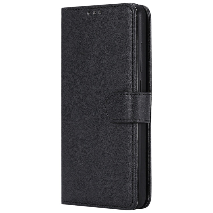 For Xiaomi Redmi Note 6 Pro Solid Color Horizontal Flip Protective Case with Holder & Card Slots & Wallet & Photo Frame & Lanyard
