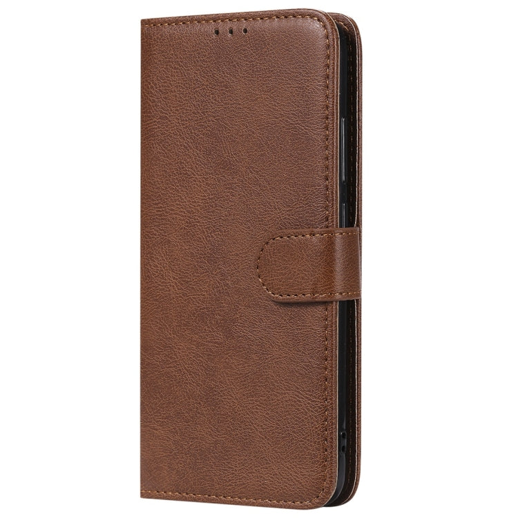 For Xiaomi Redmi Note 7 Solid Color Horizontal Flip Protective Case with Holder & Card Slots & Wallet & Photo Frame & Lanyard