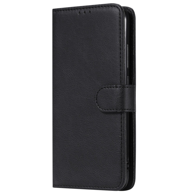 For Xiaomi Redmi Note 7 Solid Color Horizontal Flip Protective Case with Holder & Card Slots & Wallet & Photo Frame & Lanyard