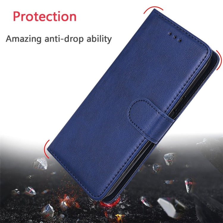 For Xiaomi Redmi Note 7 Solid Color Horizontal Flip Protective Case with Holder & Card Slots & Wallet & Photo Frame & Lanyard