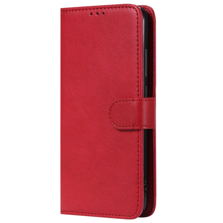 For Xiaomi Redmi Note 7 Solid Color Horizontal Flip Protective Case with Holder & Card Slots & Wallet & Photo Frame & Lanyard