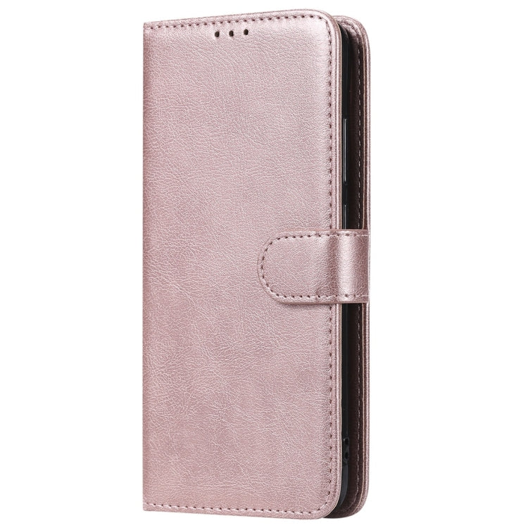 For Xiaomi Redmi Note 7 Solid Color Horizontal Flip Protective Case with Holder & Card Slots & Wallet & Photo Frame & Lanyard