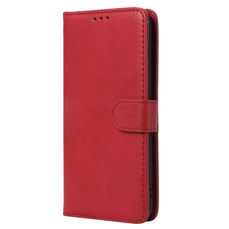 For Xiaomi Pocophone F1 Solid Color Horizontal Flip Protective Case with Holder & Card Slots & Wallet & Photo Frame & Lanyard