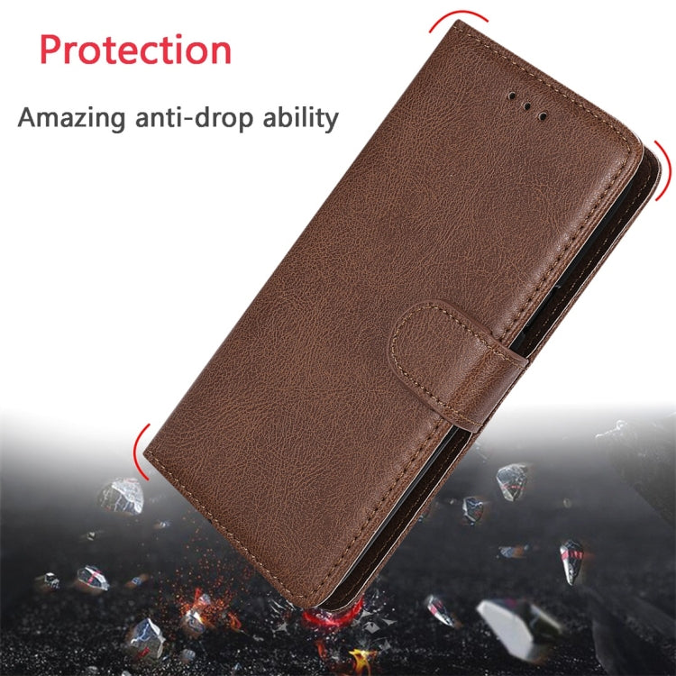 For Xiaomi Pocophone F1 Solid Color Horizontal Flip Protective Case with Holder & Card Slots & Wallet & Photo Frame & Lanyard