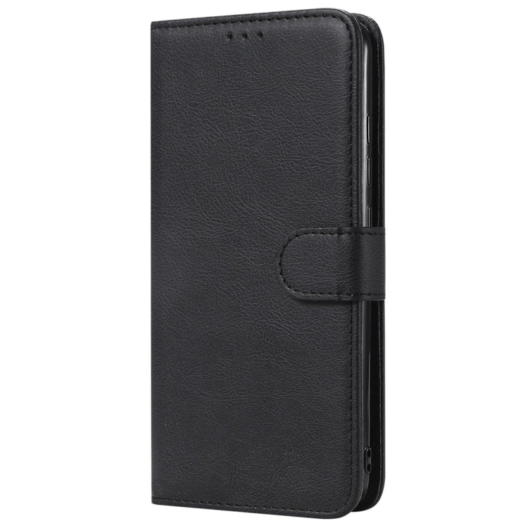 For Xiaomi Mi 8 Lite Solid Color Horizontal Flip Protective Case with Holder & Card Slots & Wallet & Photo Frame & Lanyard