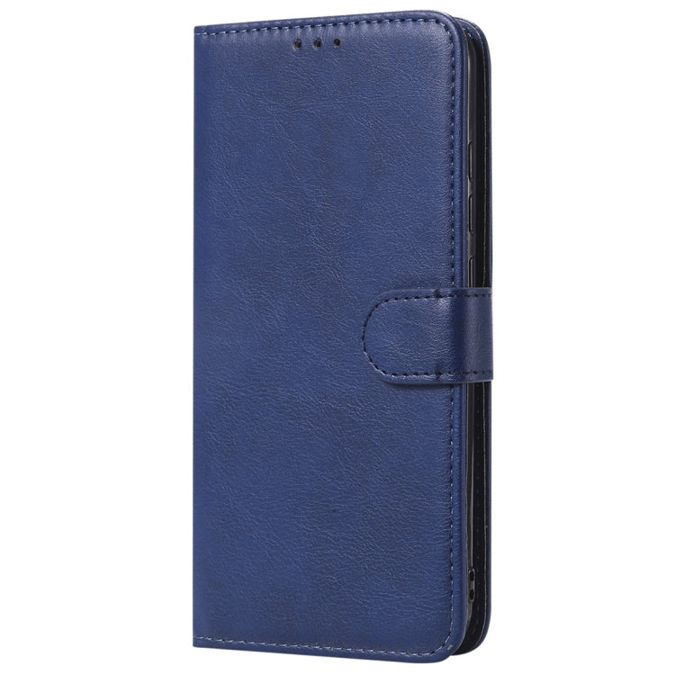 For Xiaomi Mi 8 Lite Solid Color Horizontal Flip Protective Case with Holder & Card Slots & Wallet & Photo Frame & Lanyard