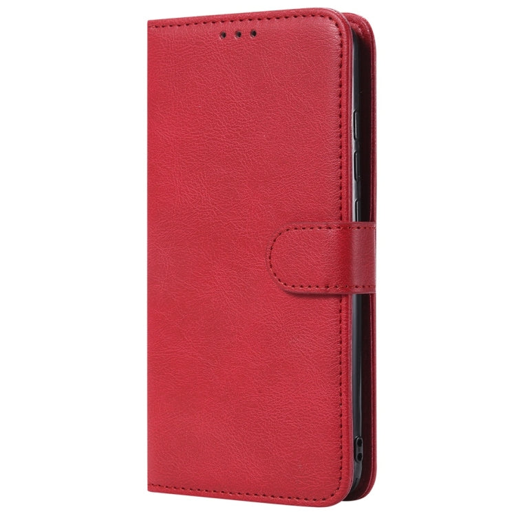 For Xiaomi Mi 8 Lite Solid Color Horizontal Flip Protective Case with Holder & Card Slots & Wallet & Photo Frame & Lanyard