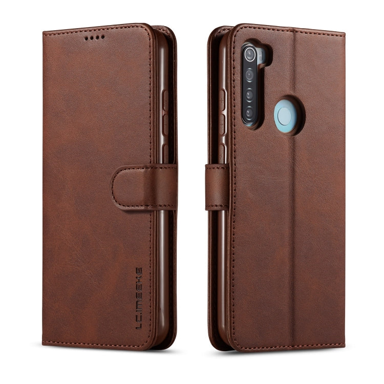 For Xiaomi Redmi Note 8T LC.IMEEKE Calf Texture Horizontal Flip Leather Case, with Holder & Card Slots & Wallet