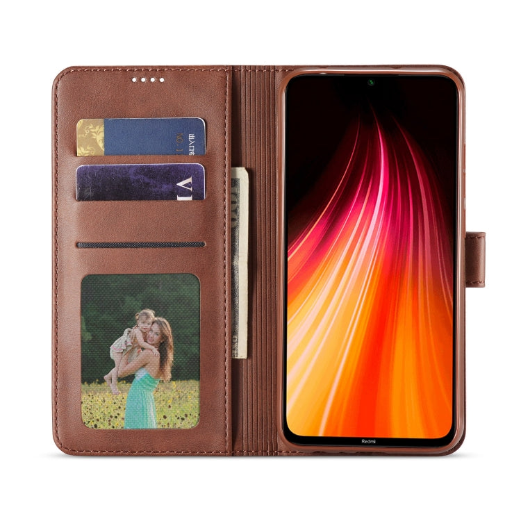 For Xiaomi Redmi Note 8T LC.IMEEKE Calf Texture Horizontal Flip Leather Case, with Holder & Card Slots & Wallet
