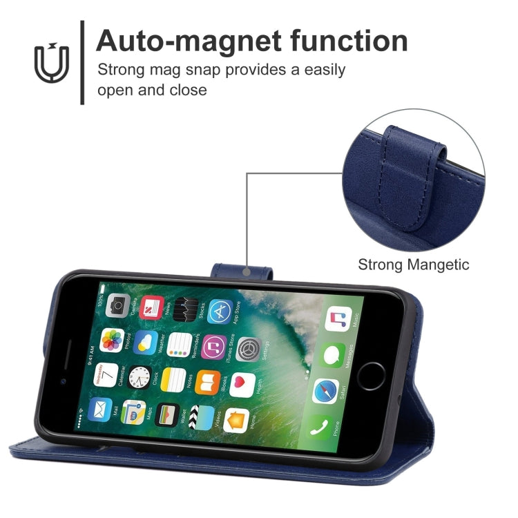 For iPhone SE 2022 / SE 2020 / 8 / 7 Leather Phone Case