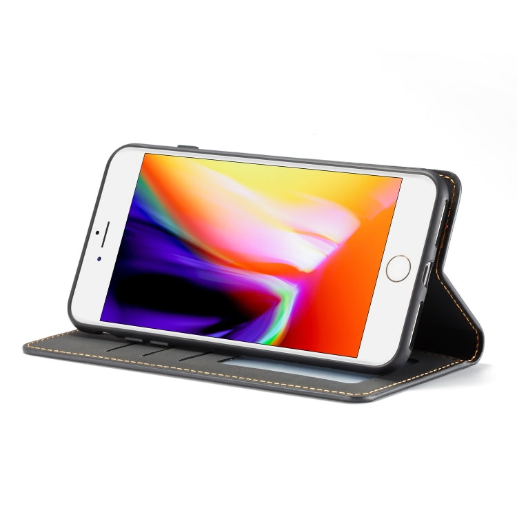 For iPhone 8 Plus / 7 Plus Forwenw Dream Series Oil Edge Strong Magnetism Horizontal Flip Leather Case with Holder & Card Slots & Wallet & Photo Frame