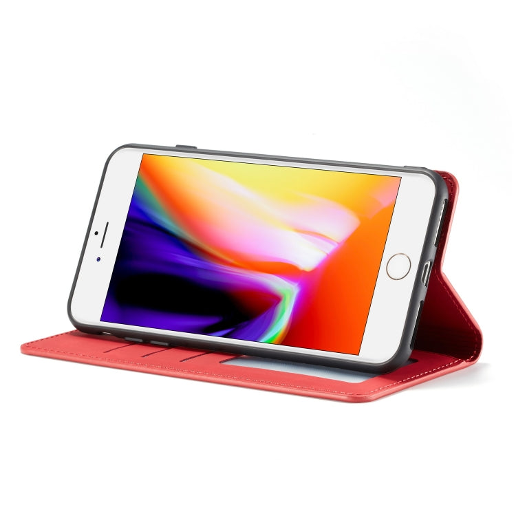 For iPhone 8 Plus / 7 Plus Forwenw Dream Series Oil Edge Strong Magnetism Horizontal Flip Leather Case with Holder & Card Slots & Wallet & Photo Frame