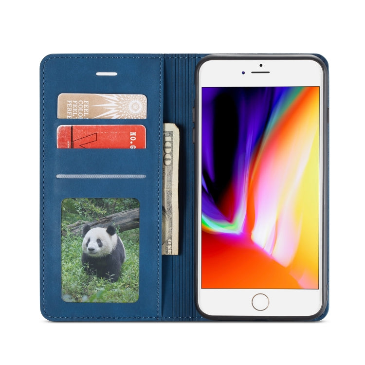 For iPhone 8 Plus / 7 Plus Forwenw Dream Series Oil Edge Strong Magnetism Horizontal Flip Leather Case with Holder & Card Slots & Wallet & Photo Frame
