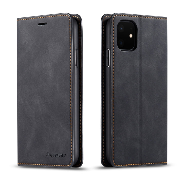 For iPhone 11 Forwenw Dream Series Oil Edge Strong Magnetism Horizontal Flip Leather Case with Holder & Card Slots & Wallet & Photo Frame