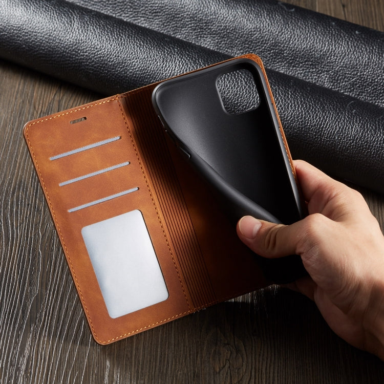For iPhone 11 Forwenw Dream Series Oil Edge Strong Magnetism Horizontal Flip Leather Case with Holder & Card Slots & Wallet & Photo Frame
