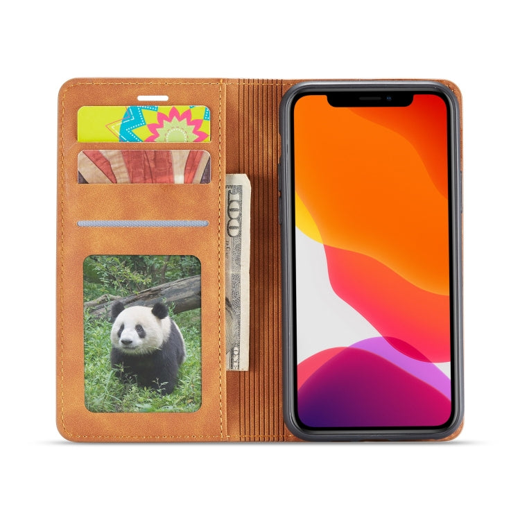 For iPhone 11 Pro Max Forwenw Dream Series Oil Edge Strong Magnetism Horizontal Flip Leather Case with Holder & Card Slots & Wallet & Photo Frame