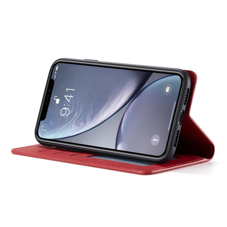 For iPhone XR Forwenw Dream Series Oil Edge Strong Magnetism Horizontal Flip Leather Case with Holder & Card Slots & Wallet & Photo Frame