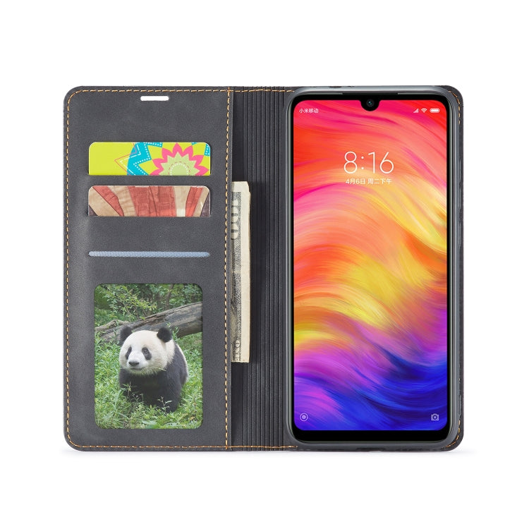 For Xiaomi Redmi Note 7 Forwenw Dream Series Oil Edge Strong Magnetism Horizontal Flip Leather Case with Holder & Card Slots & Wallet & Photo Frame