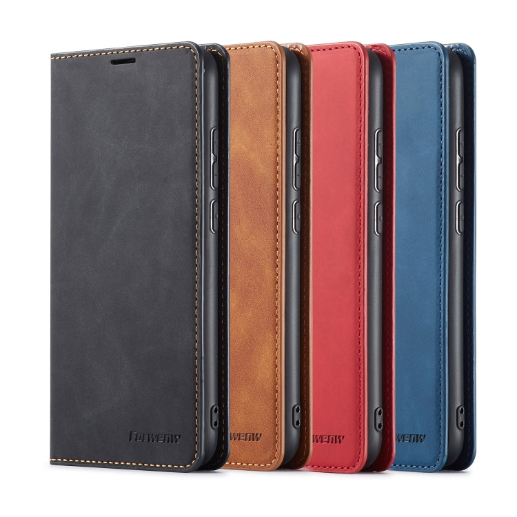 For Xiaomi Redmi Note 7 Forwenw Dream Series Oil Edge Strong Magnetism Horizontal Flip Leather Case with Holder & Card Slots & Wallet & Photo Frame