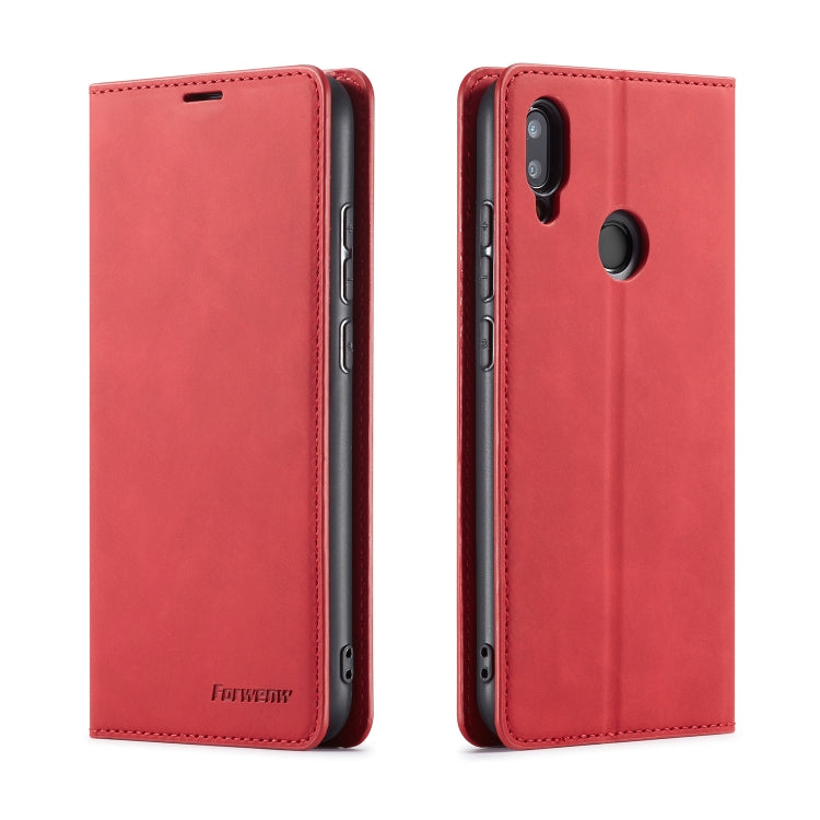 For Xiaomi Redmi Note 7 Forwenw Dream Series Oil Edge Strong Magnetism Horizontal Flip Leather Case with Holder & Card Slots & Wallet & Photo Frame