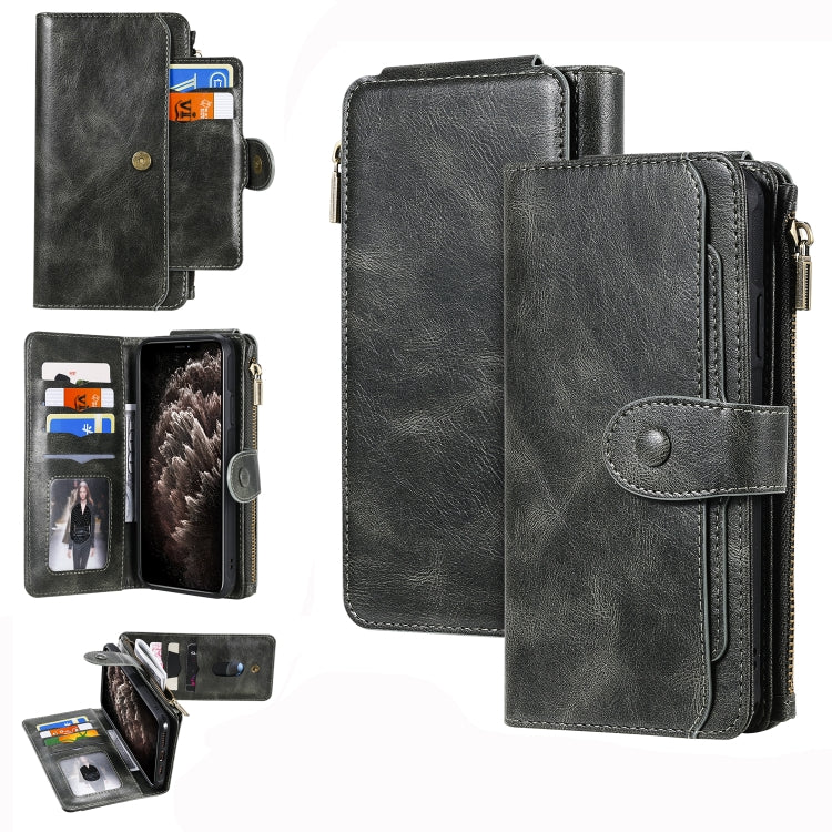 For iPhone 11 Pro Retro Multifunctional Horizontal Flip PU Leather Case with Card Slot & Holder & Wallet & Photo Frame