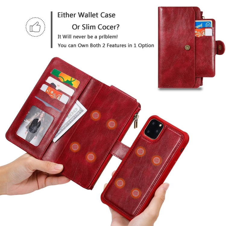 For iPhone 11 Pro Retro Multifunctional Horizontal Flip PU Leather Case with Card Slot & Holder & Wallet & Photo Frame