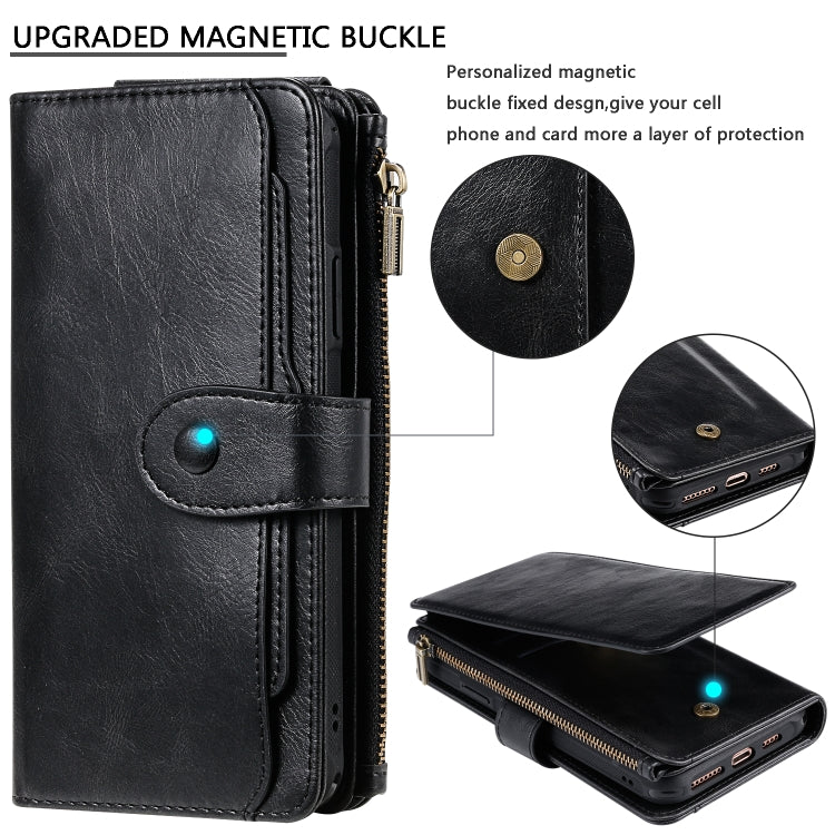 For iPhone 11 Pro Retro Multifunctional Horizontal Flip PU Leather Case with Card Slot & Holder & Wallet & Photo Frame