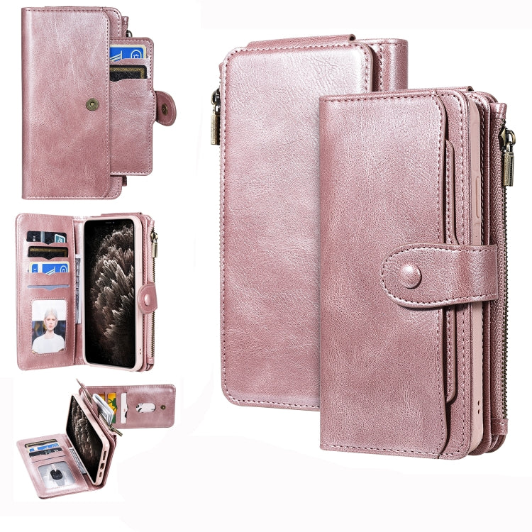 For iPhone 11 Pro Retro Multifunctional Horizontal Flip PU Leather Case with Card Slot & Holder & Wallet & Photo Frame