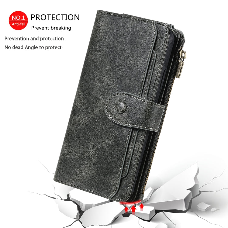 For iPhone 11 Pro Max Retro Multifunctional Horizontal Flip PU Leather Case with Card Slot & Holder & Wallet & Photo Frame