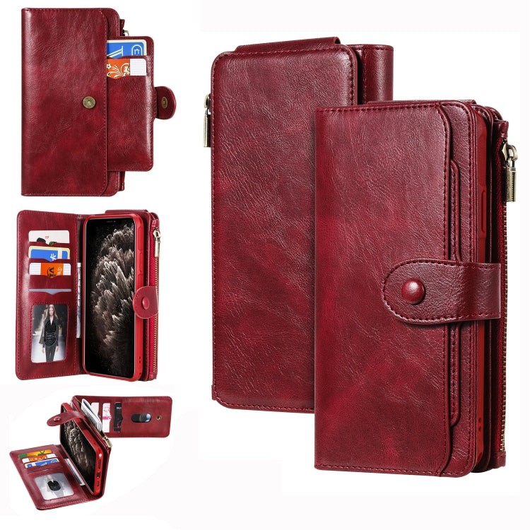 For iPhone 11 Pro Max Retro Multifunctional Horizontal Flip PU Leather Case with Card Slot & Holder & Wallet & Photo Frame