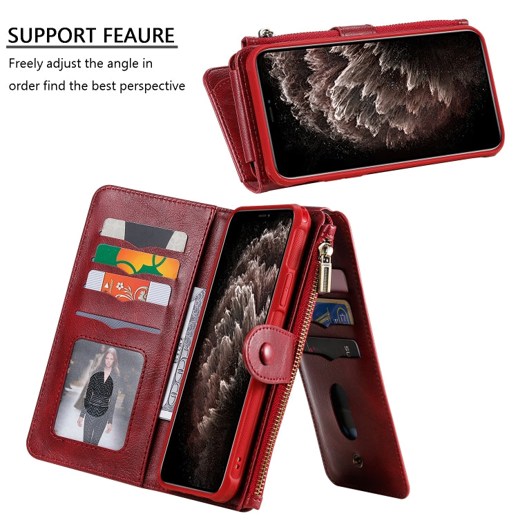 For iPhone 11 Pro Max Retro Multifunctional Horizontal Flip PU Leather Case with Card Slot & Holder & Wallet & Photo Frame