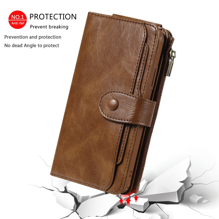 For iPhone 11 Pro Max Retro Multifunctional Horizontal Flip PU Leather Case with Card Slot & Holder & Wallet & Photo Frame