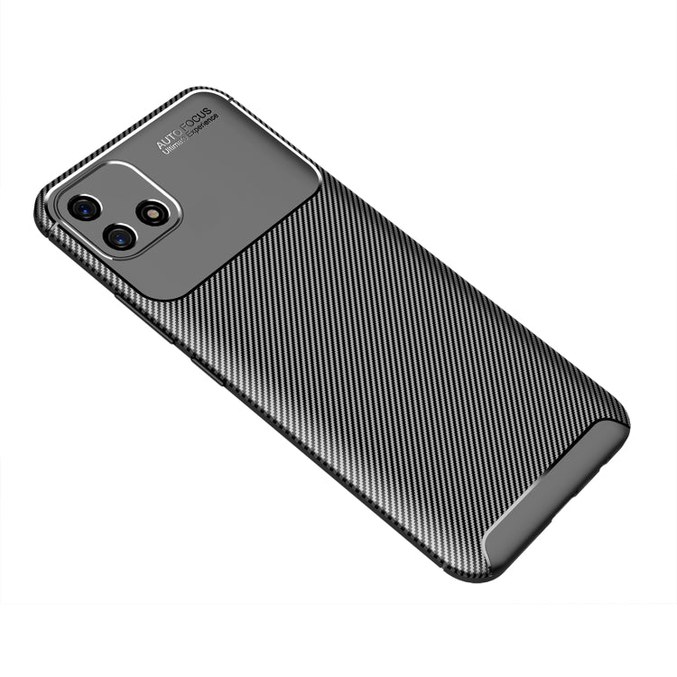 For OPPO A16K Carbon Fiber Texture Shockproof TPU Phone Case