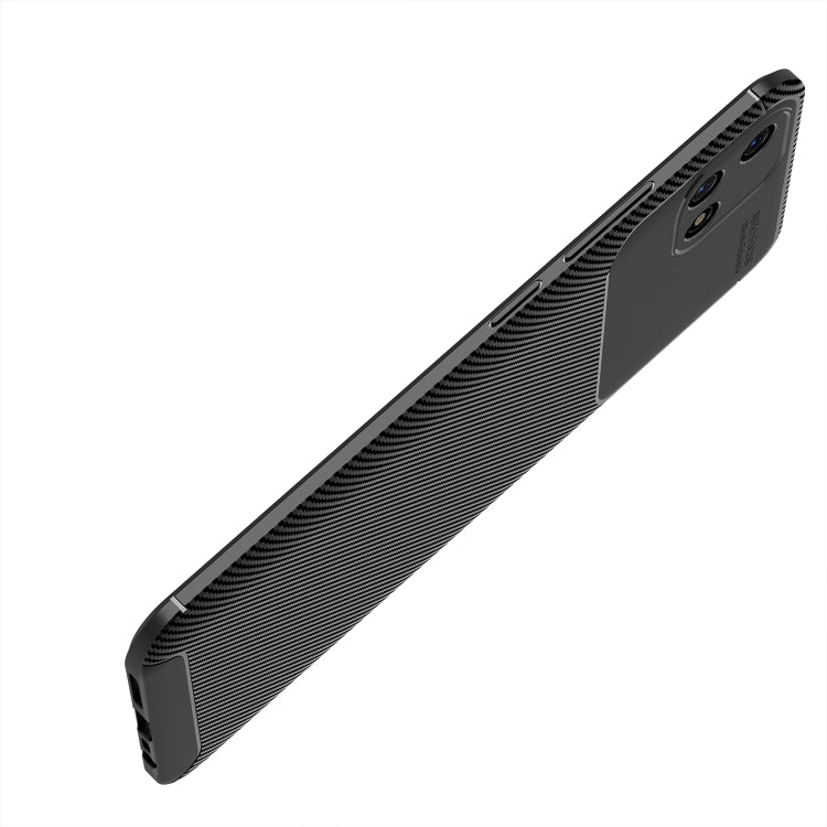 For OPPO A16K Carbon Fiber Texture Shockproof TPU Phone Case
