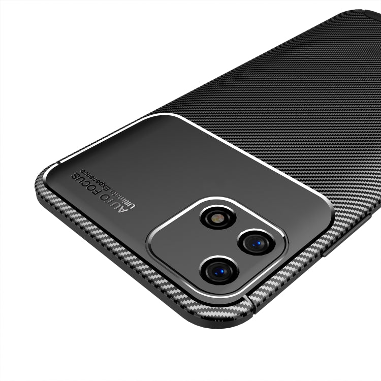 For OPPO A16K Carbon Fiber Texture Shockproof TPU Phone Case