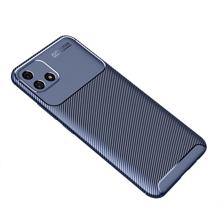 For OPPO A16K Carbon Fiber Texture Shockproof TPU Phone Case
