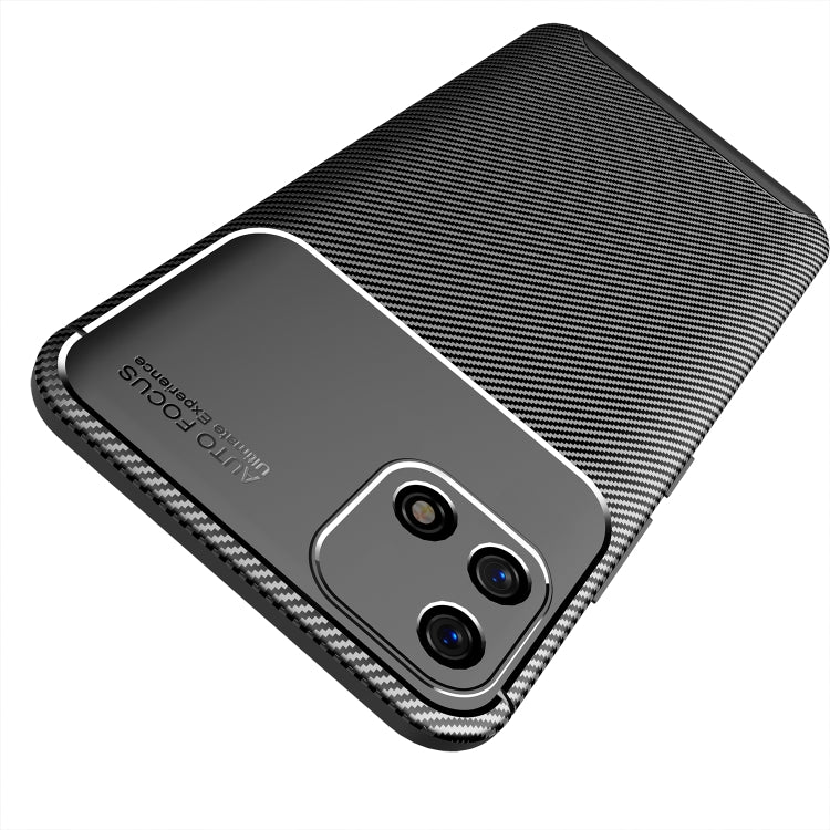 For OPPO A16K Carbon Fiber Texture Shockproof TPU Phone Case