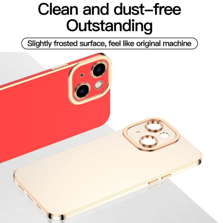 For iPhone 13 6D Electroplated TPU Phone Case