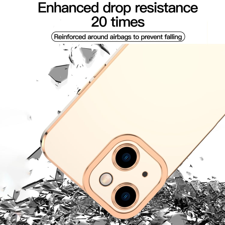 For iPhone 13 6D Electroplated TPU Phone Case