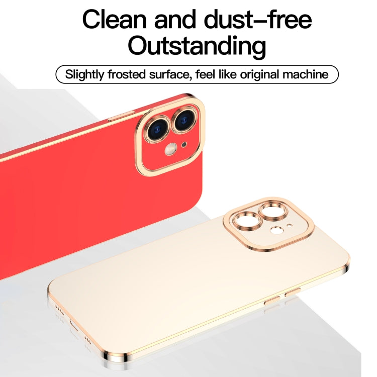 For iPhone 12 Pro 6D Electroplated TPU Phone Case