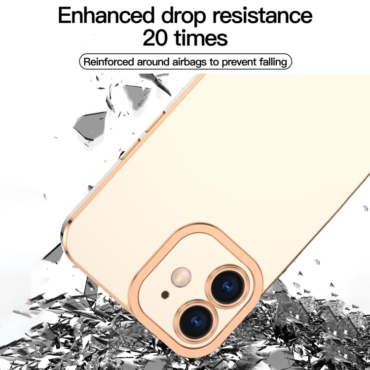 For iPhone 12 Pro 6D Electroplated TPU Phone Case
