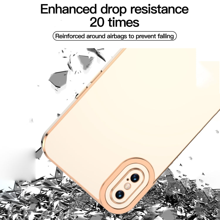 For iPhone X / XS 6D Electroplated TPU Phone Case