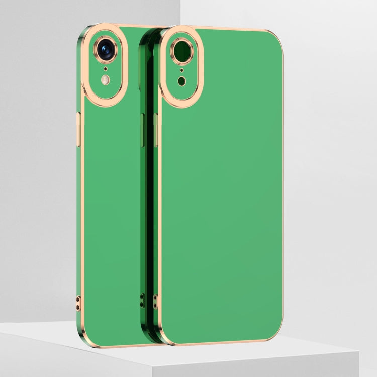 For iPhone XR 6D Electroplated TPU Phone Case