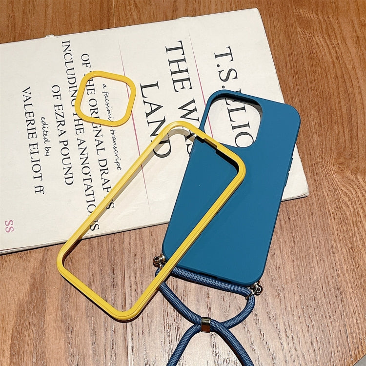 For iPhone 13 Pro Max 3 In 1 PC + TPU Solid Color Phone Case